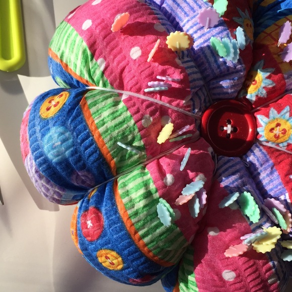 Sewing Pin Cushions classic pumkin giant - Picture 3 of 8